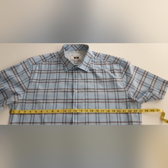 Joseph Abboud Men's Button-down, Short-sleeved shirt - Picture 3 of 6